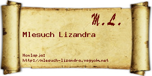 Mlesuch Lizandra névjegykártya